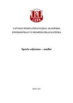 Summaries, Notes 'Sporta soļošanas analīze', 1.