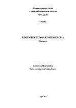 Research Papers 'RIMI mārketinga komunikācija', 1.