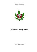 Research Papers 'Medicīniskā marihuāna', 1.
