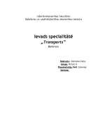 Research Papers 'Latvijas transporta apraksts', 1.