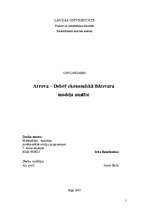 Term Papers 'Arrova – Debrē ekonomiskā līdzsvara modeļa analīze', 1.