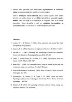 Summaries, Notes 'Stress: psiholoģiskie, fizioloģiskie un sociālie aspekti un to pārvaldība', 20.