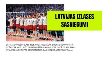 Presentations 'Volejbols', 9.