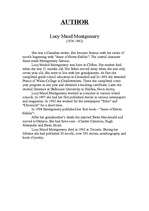 Essays 'Book report. Lucy Maud Montgomery "Anne of Green Gables"', 2.