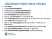 Presentations 'SQLiteOpenHelper klases lietošana', 7.