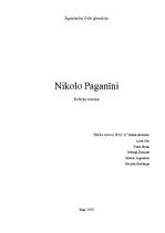 Research Papers 'Nikolo Paganīni', 1.