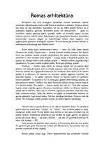 Research Papers 'Romas arhitektūra', 1.
