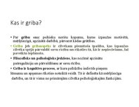 Presentations 'Griba', 2.
