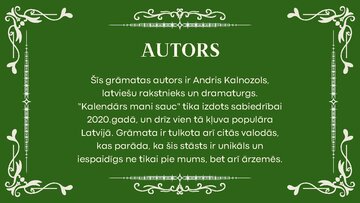 Presentations '"Kalendārs mani sauc" Andris Kalnozols', 2.