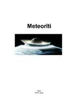 Research Papers 'Meteorīti', 1.