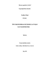 Research Papers 'Ēnu ekonomikas ietekme Latvijas tautsaimniecībā', 1.