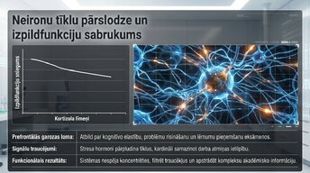 Presentations 'Kā stress un akadēmiskā spriedze ietekmē studentu smadzeņu plastiskumu', 9.