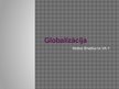Presentations 'Globalizācija', 1.