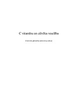 Research Papers 'C vitamīns un cilvēka veselība', 1.