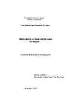 Research Papers 'Basketbols un basketbola klubs "Ventspils"', 1.