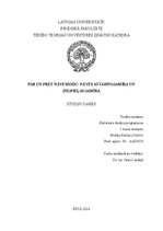 Research Papers 'Par un pret nāvessodu: nāves attaisnojamība un (ne)pieļaujamība', 1.