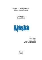 Research Papers 'Aļaska', 1.
