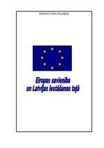 Summaries, Notes 'Eiropas Savienība un Latvijas iestāšanās tajā', 1.