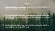 Presentations 'Aizsargājamās dabas teritorijas Latvijā', 15.