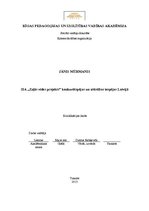 Research Papers 'SIA "Zaļās vides projekts" konkurētspējas un attīstības iespējas Latvijā', 1.
