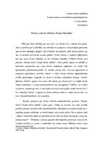 Essays 'Dzīves māksla Vilhelma Šmida filosofijā', 1.