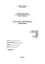 Research Papers 'Parex banka, SEB Unibanka, Hansabanka', 1.