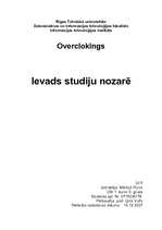 Research Papers 'Overklokings', 1.