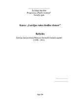 Research Papers 'Latvijas inkorporācijas Padomju Savienībā tiesiskie aspekti (1940. - 1941.)', 1.