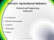 Presentations 'Porter’s Diamond of National Advantage. Latvia’s Agricultural Industry', 15.