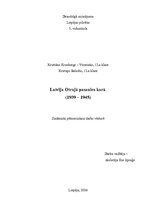 Research Papers 'Latvija Otrā pasaules kara laikā', 1.