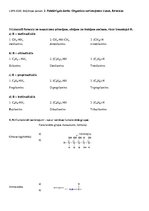 Summaries, Notes 'Organisko savienojumu klases, formulas', 3.