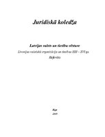 Research Papers 'Livonijas valstiskā organizācija un tiesības no 13. līdz 16.gadsimtam', 1.