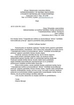 Samples 'Vēstules paraugs', 1.