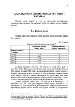 Research Papers 'Latvijas tūrisma statistikas rādītāju analīze', 7.