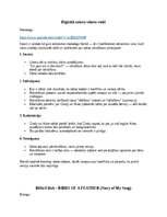 Summaries, Notes 'Digitālā satura tekstu veidi', 1.