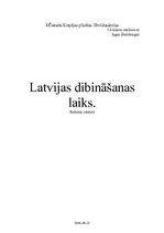 Research Papers 'Latvijas dibināšana', 1.