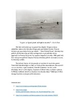 Essays 'Pirmais pilotētais lidaparāts ar dzinēju', 2.