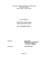 Practice Reports 'SIA "Glasmir Latvija" saimnieciskās darbības analīze', 1.