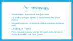 Presentations 'Hidroenerģija', 5.