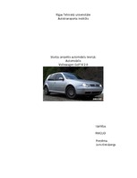 Research Papers 'Automobiļu teorija: VW Golf IV 2.0', 120.