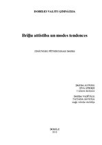 Research Papers 'Briļļu attīstība un modes tendences', 1.