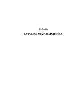 Research Papers 'Latvijas mežsaimniecība', 1.