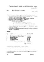 Summaries, Notes 'Banku pārskati un to analīze', 1.