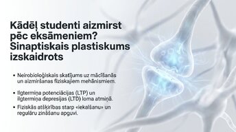 Presentations 'Kādēļ studenti aizmirst pēc eksāmeniem?', 1.