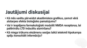 Presentations 'Kādēļ studenti aizmirst pēc eksāmeniem?', 14.