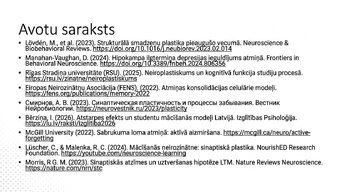 Presentations 'Kādēļ studenti aizmirst pēc eksāmeniem?', 15.