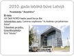 Presentations 'Būvniecības nozares stāvoklis Latvijā', 11.