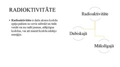 Presentations 'Radiācija un tās izmantojums medicīnā', 1.