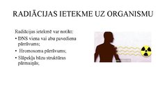 Presentations 'Radiācija un tās izmantojums medicīnā', 5.