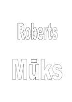 Research Papers 'Roberts Mūks', 1.